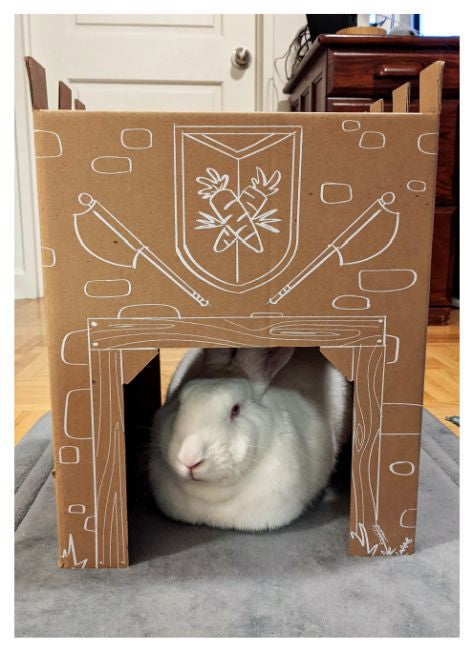 Bunny Tower - The toy hideaway for royal rabbits