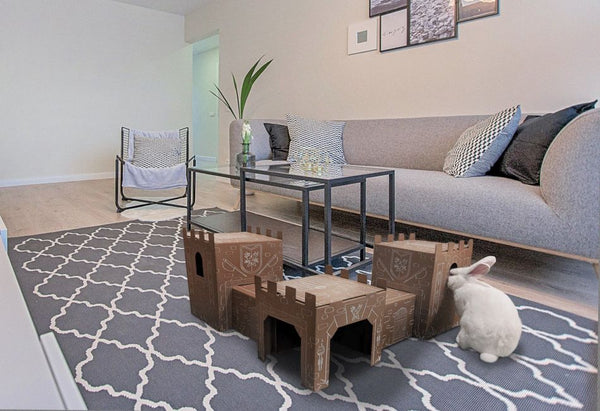 Mega Bunny Castle - the luxury estate for the most royal rabbits