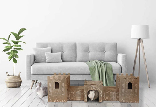 Mega Bunny Castle - the luxury estate for the most royal rabbits